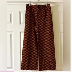 Anthropologie Maeve The Colette Print Wide-Leg Pants. Size 34. NWT.